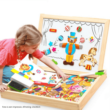 Magnetix MagnaKunst | Creative learning - Wooden magnetic playboard